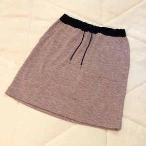 Casual Drawstring Mini Skirt